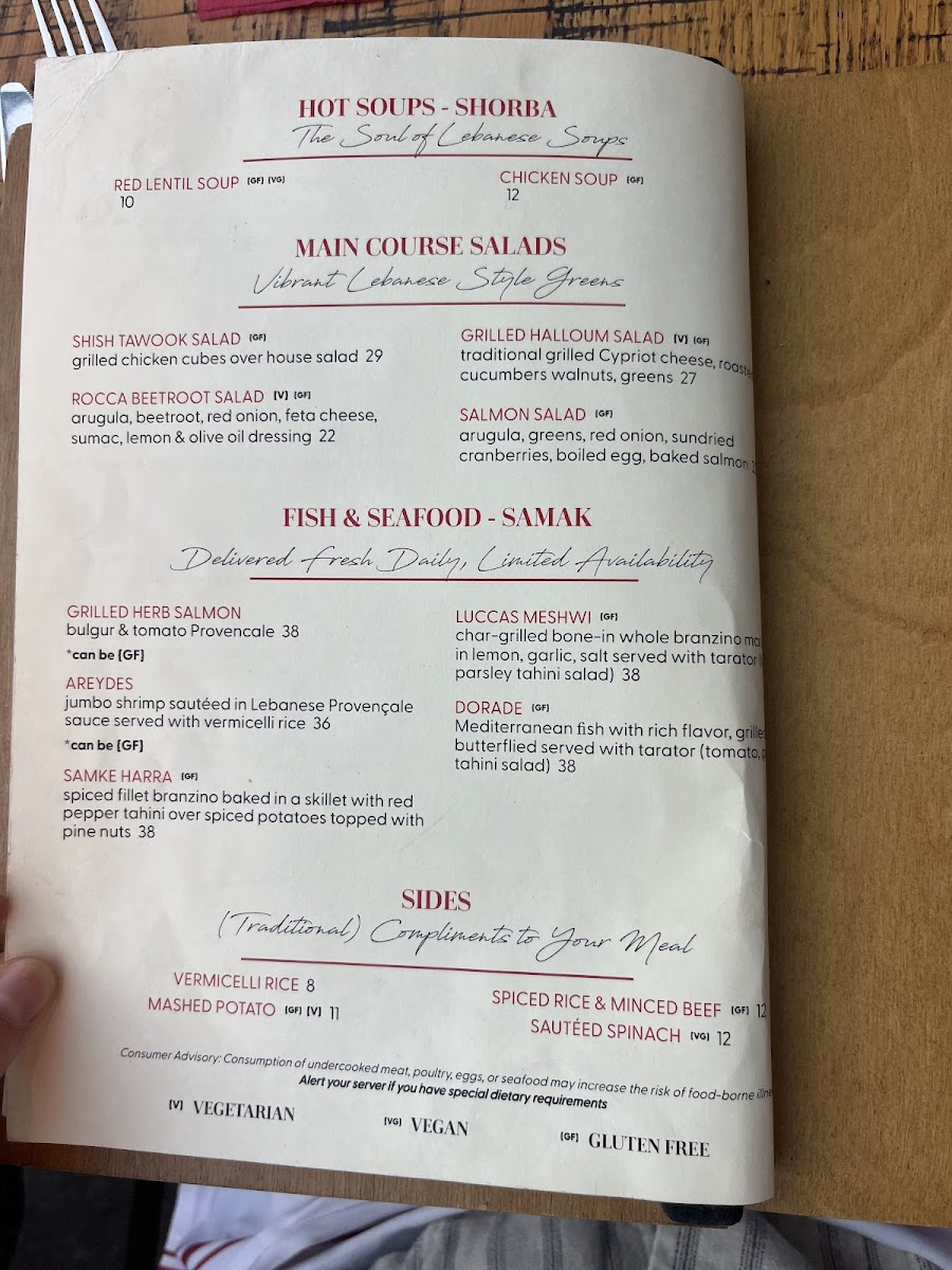 Au Za'atar Menu - Image 3